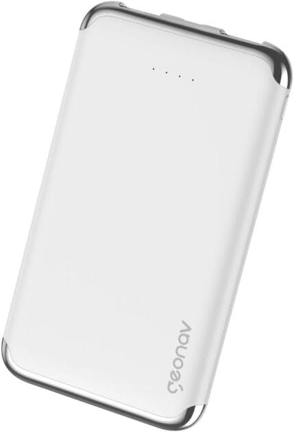 <p><strong>Geonav Power Bank 6.000mAh: Carregador Portátil Branco com 2 USB por R$79!</strong></p>