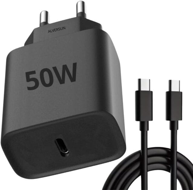 <p><strong>Carregador Super Turbo AlverSun 50W + Cabo USB-C de 1m: Rápido e Seguro por R$59!</strong></p>