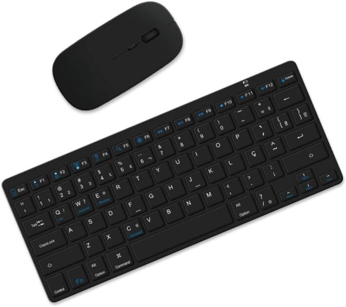 <p><strong>Kit Teclado e Mouse sem Fio Bluetooth: Conforto e Durabilidade por R$119,99!</strong></p>