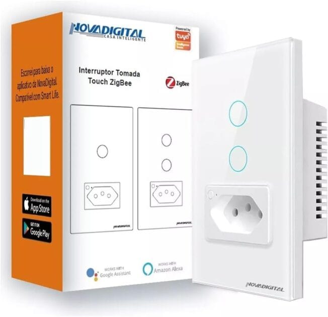 <p><strong>Transforme sua Casa com o NOVADIGITAL: Interruptor Inteligente Zigbee por R$182!</strong></p>