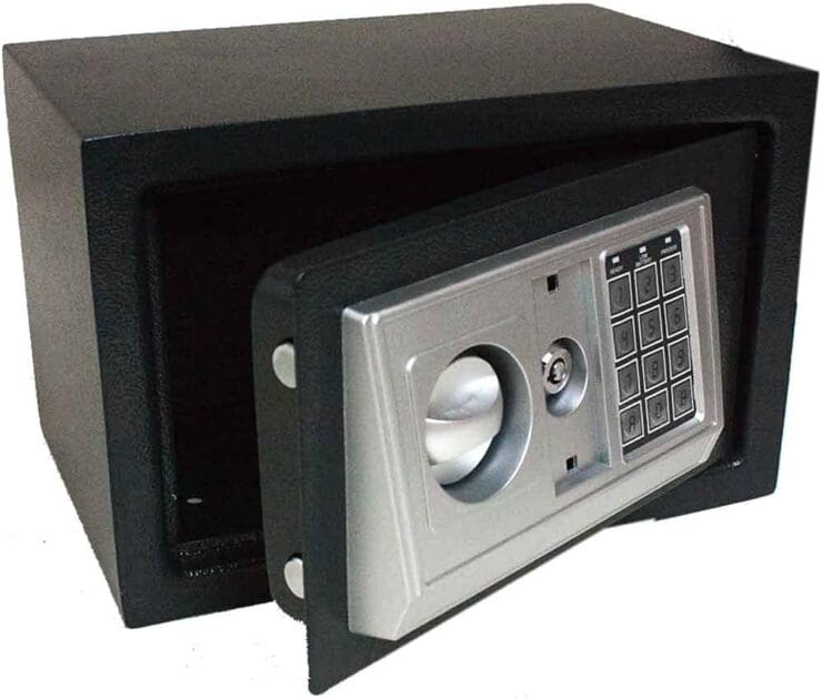 <p><strong>Astro Mix Cofre Eletrônico Digital Segredo Senha 30x20x20cm por R$279,99 - Segurança e Praticidade em seu Lar!</strong></p>