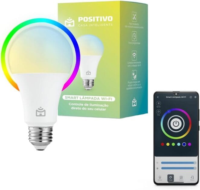 <p><strong>Transforme sua Casa com a Smart Lâmpada Wi-Fi Positivo por R$ 44,90!</strong></p>