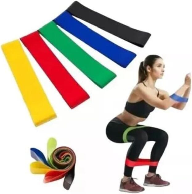<p><strong>Kit 5 Faixas Elásticas Mini Band: Treine em Casa com Estilo por R$1692!</strong></p>