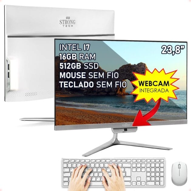 <p><strong>Aproveite o Strong Tech All In One i7 23,8" Full HD por R$2.055,02 – Excelente Desempenho e Estilo!</strong></p>