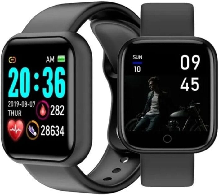 <p><strong>SmartWatch Preto: Pulseira Inteligente Bluetooth com Carregamento Rápido e Notificações por R$79,99 – Garanta já o seu!</strong></p>