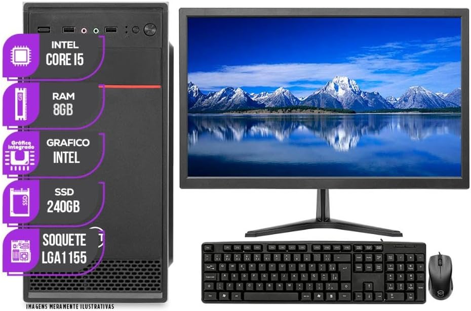 <p><strong>Aproveite! Mancer PC Completo Intel I5, 8GB, SSD 240GB + Monitor 19" só R$1.151,01!</strong></p>
