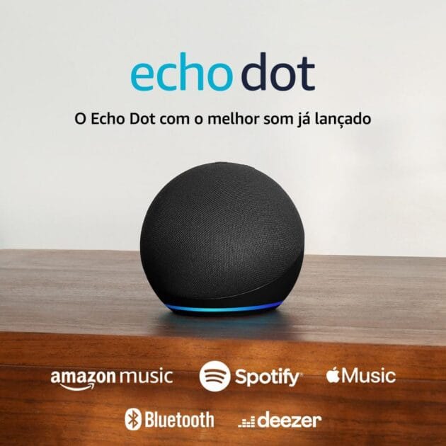 <p><strong>Echo Dot 5ª Geração: O Melhor Som em Preta por R$ 299,00 – Não Perca!</strong></p>