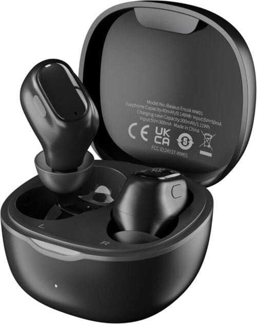 <p><strong>Baseus Encok WM01: Fone de Ouvido Sem Fio Preto por R$119,90 – Conforto e Estilo!</strong></p>