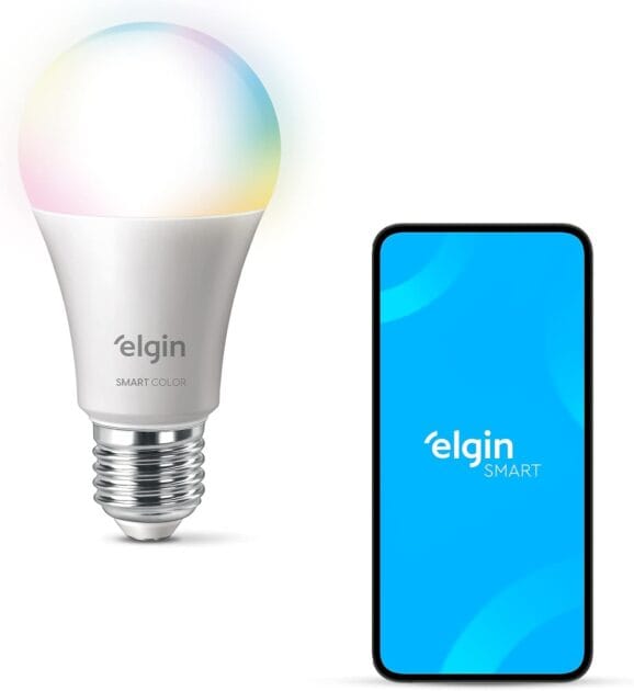 <p><strong>Transforme sua casa com a Lâmpada Inteligente Elgin RGB 10W por R$44,26!</strong></p>