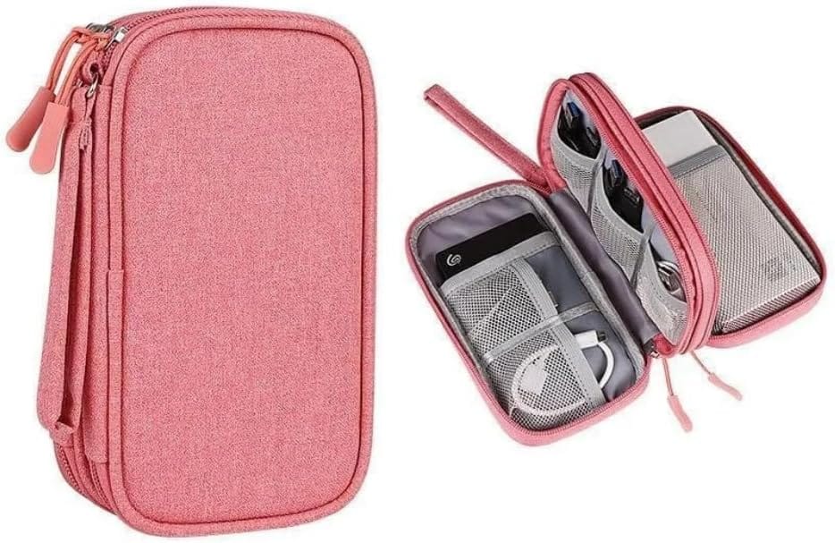 <p><strong>Giro de Vendas: Bolsa Organizadora Rosa para Cabos e Acessórios por R$49,89!</strong></p>