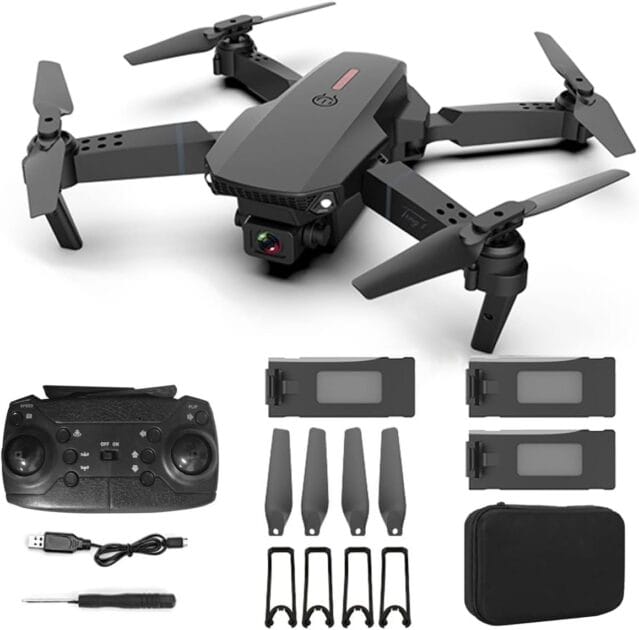 <p><strong>E88 Pro Drone 4K com Câmera Dupla e Triple Baterias por R$149,58 – Capture Momentos Incríveis!</strong></p>