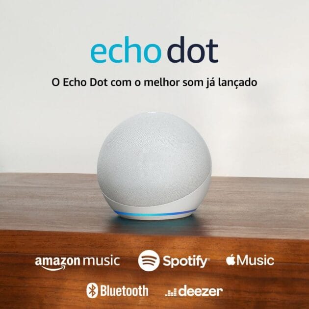 <p><strong>Echo Dot 5ª Geração Branca | Som Incrível por R$ 349,00 – Garanta Já o Seu!</strong></p>