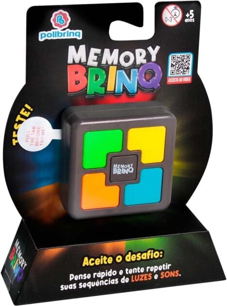 <p><strong>Memory Brinq: Jogo Eletrônico Iluminado com Sons por R$39,90 – Diversão em Jogos de Tabuleiro!</strong></p>
