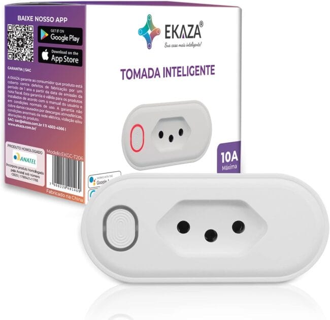 <p><strong>Transforme sua Casa com a EKAZA Tomada Inteligente 10A, Wi-Fi – R$67,15!</strong></p>