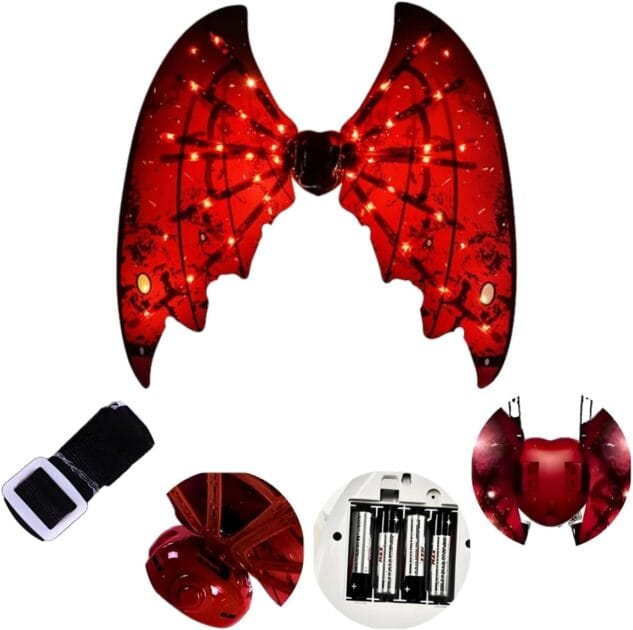 <p><strong>Transforme Eventos com Fantasia de Asas Eletrônicas LED Dragão - R$117,50!</strong></p>