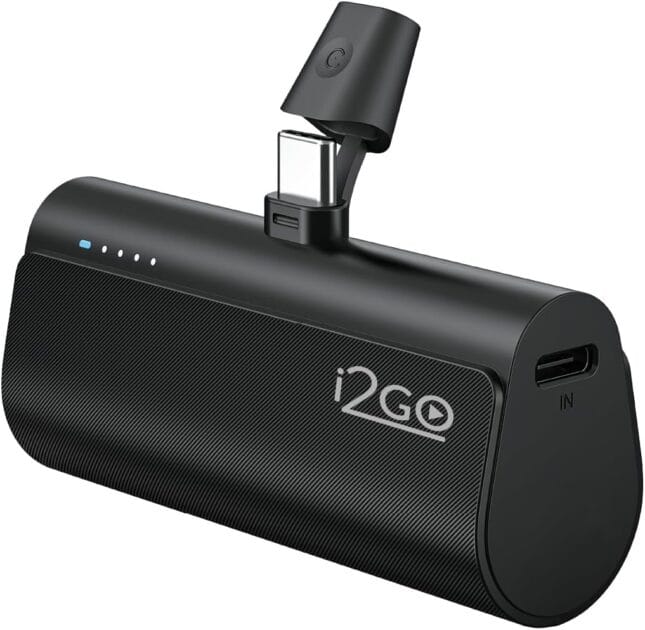 <p><strong>Garanta Energia com I2GO Power Bank Pocket 5000mAh USB-C por R$147,90!</strong></p>