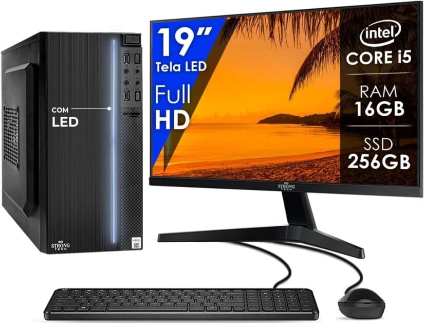<p><strong>Imperdível! Computador Completo Intel Core i5 com Monitor 19" por R$1.248,03</strong></p>