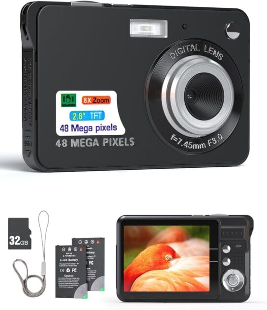 <p><strong>Capture Momentos Incríveis com a Andoer Câmera 4K: 48MP, Zoom 16x e Mais!</strong></p>
