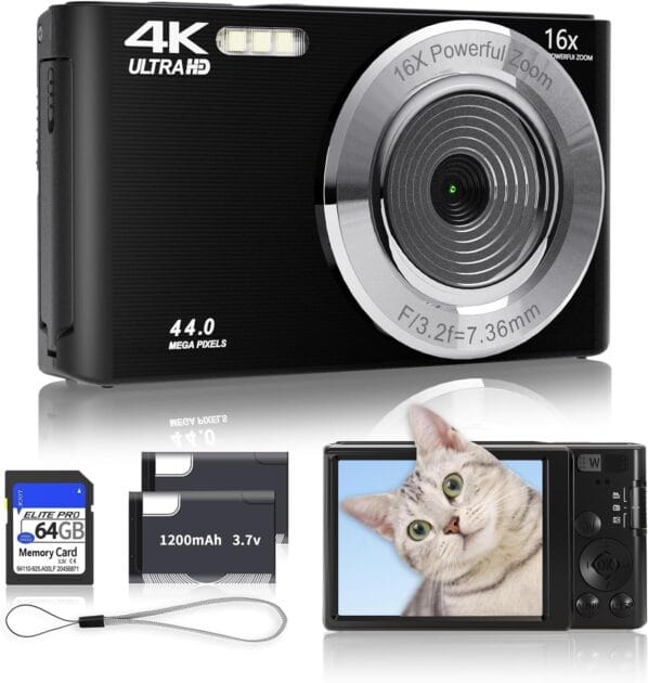 <p><strong>Capture Momentos Incríveis com a Câmera SMARTKLIK 4K 44 MP - R$311,09!</strong></p>