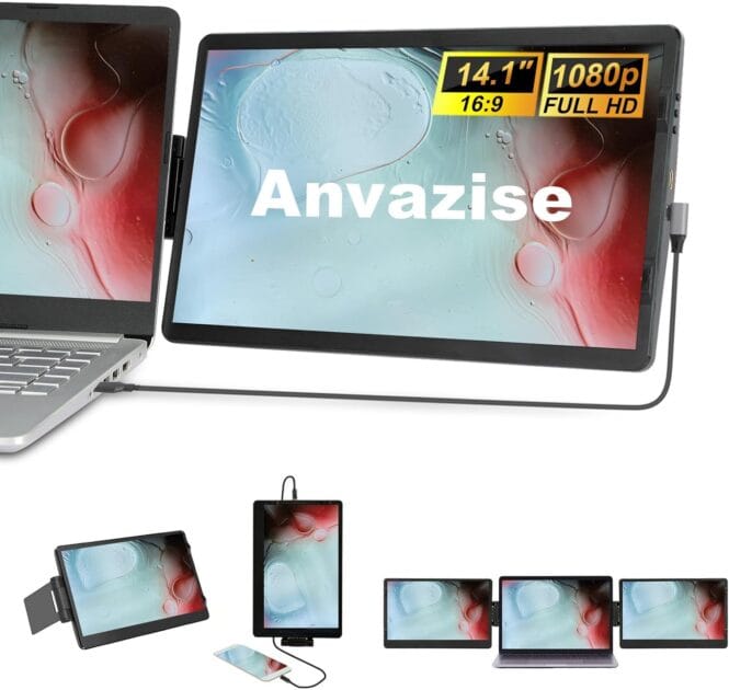 <p><strong>Anvazise Extensor de Monitor Laptop: Duas Telas FHD 14.1" por R$854,10!</strong></p>