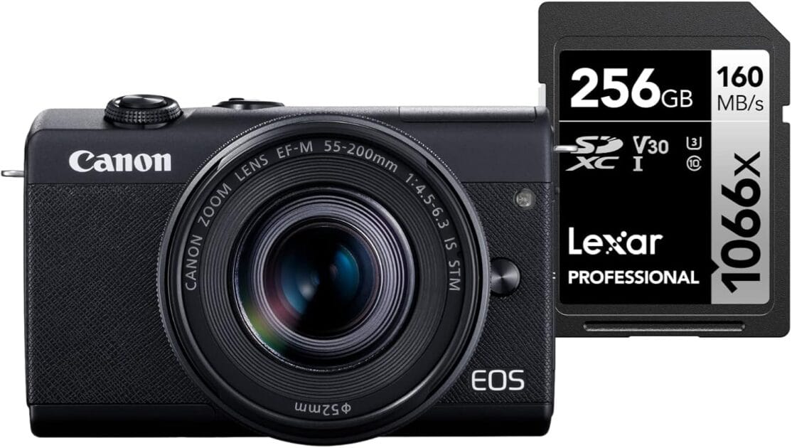 <p><strong>Canon EOS M200 com Cartão Lexar 256GB por R$58,39 – Capture Momentos Incríveis!</strong></p>