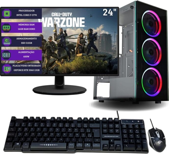 <p><strong>Aproveite o PC Gamer DreamComputers: Intel Core i7, RTX 3060 e Monitor 24" por R$4.799,00!</strong></p>