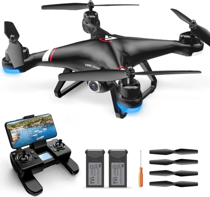 <p><strong>TENSSENX GPS Drone 1080P com 2 Baterias – Diversão e Tecnologia por R$371,87!</strong></p>