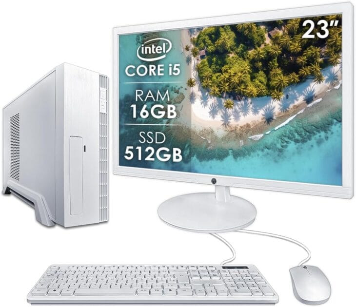 <p><strong>Adquira Já: Strong Tech Computador Slim Branco Intel i5 16GB SSD 512GB + Monitor 23" por R$1.700,01 – Desempenho Turbo para Você!</strong></p>