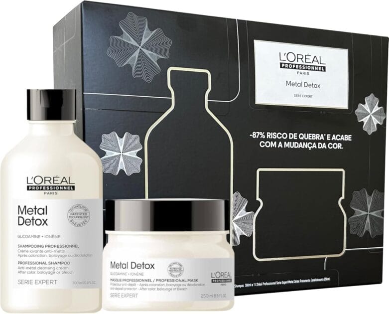 <p><strong>L'OREAL PROFESSIONNEL Kit Metal Detox: Proteção e Hidratação por R$332,90!</strong></p>