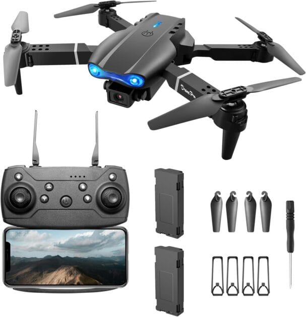 <p><strong>THOAML Drone FPV 4K Dual HD: Diversão para Todas as Idades por R$136,65!</strong></p>