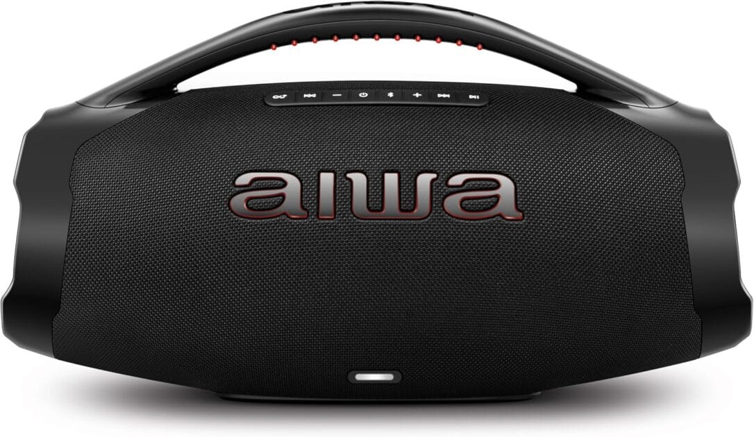 <p><strong>Aiwa Boombox BBS-01-B: Potência de 200W, 30H de Bateria e IP66 por R$1.630,00!</strong></p>