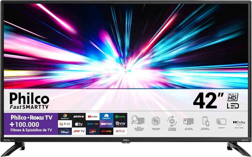 <p><strong>Aproveite: Smart TV 42” Philco PTV42G6FR2CPF Roku LED por R$1.367,37!</strong></p>