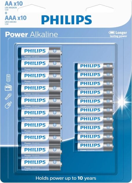 <p><strong>Garanta Energia! PHILIPS Pilha AA e AAA C/10 por R$61,38 – Aproveite!</strong></p>