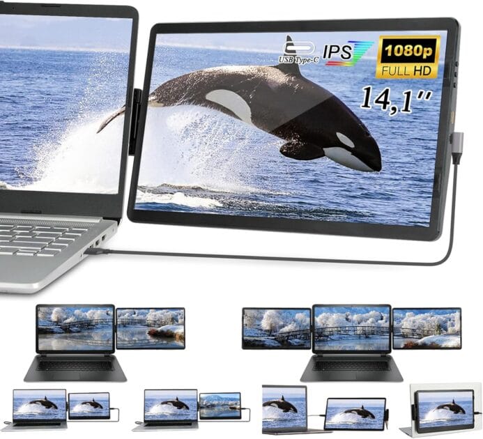 <p><strong>Iryreafer 14,1" FHD Monitor Portátil: Duplique Sua Produtividade por R$789,99!</strong></p>
