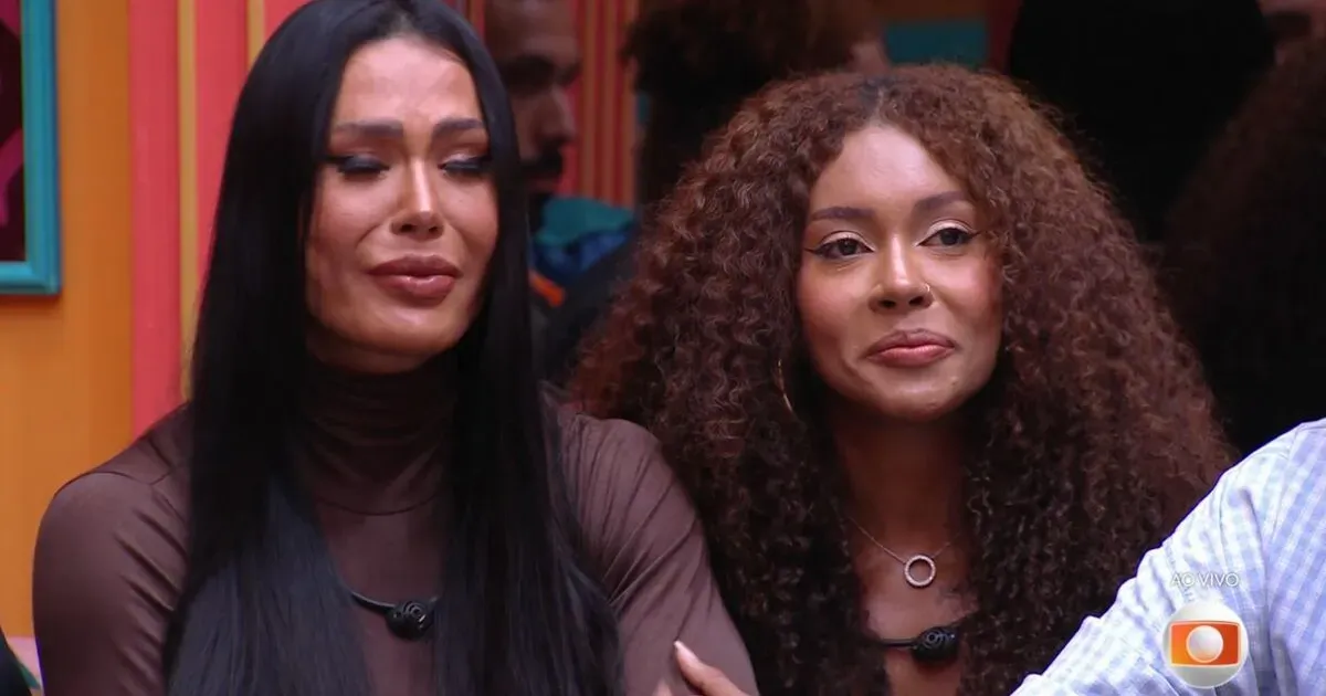 Eliminação de Giovanna e Gracyanne no Quarto Secreto do BBB 25