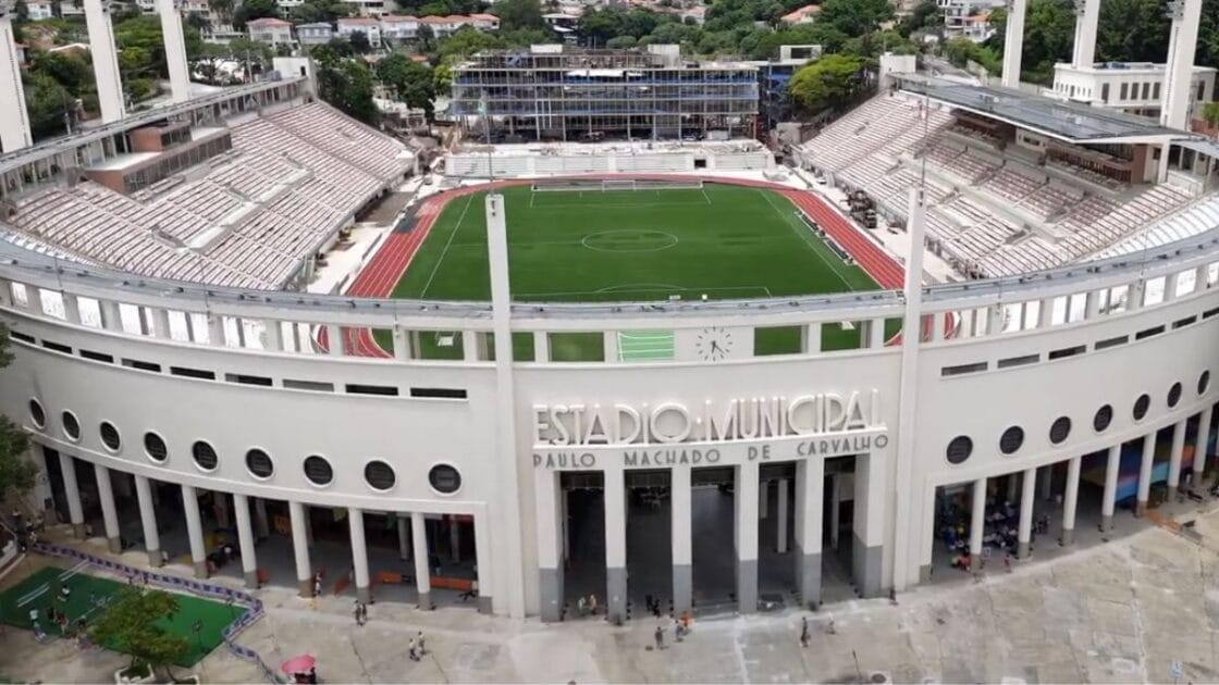 Estado Atual da Arena Pacaembu na Véspera da Final da Copinha 2025