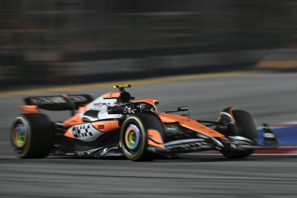 Lando Norris brilha em Cingapura; Verstappen em segundo lugar