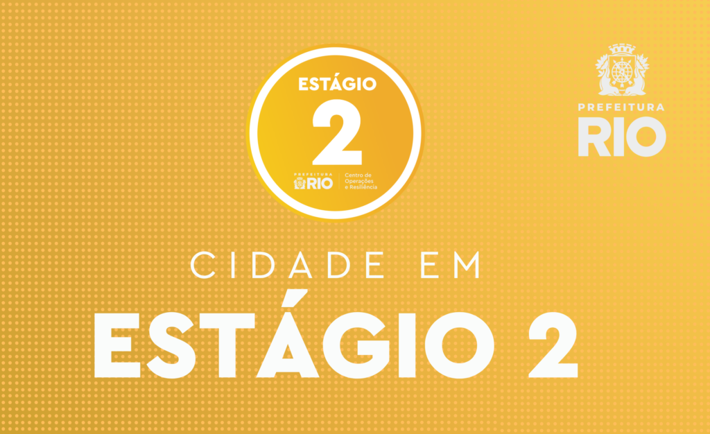 Rio de Janeiro entra em Estágio 2; alerta de chuvas fortes