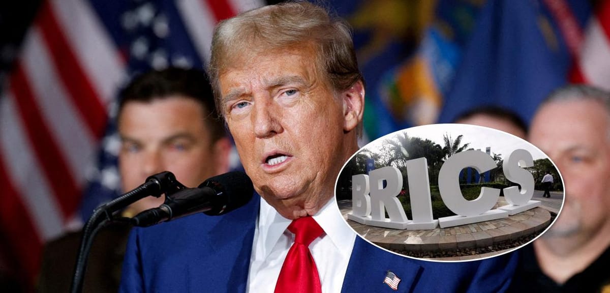 Trump Considera Tarifas de 100% Para Países do BRICS