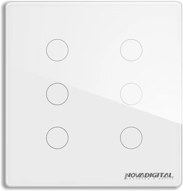 <p><strong>NOVADIGITAL Interruptor Touch ZigBee 6 Botões – R$195,00 de Oportunidade!</strong></p>