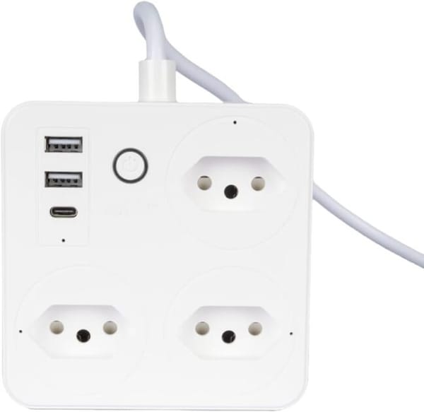 <p><strong>Régua de Energia Premium Filtro de Linha Inteligente Wifi: 3 Tomadas, 2 USB e 1 Tipo-C por R$148,90 – Sua Conexão Elétrica Evoluída!</strong></p>