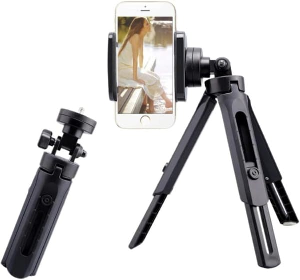 <p><strong>Mini Tripe Suporte Giratório para Celular por R$45,25 – Garanta Fotos Incríveis!</strong></p>