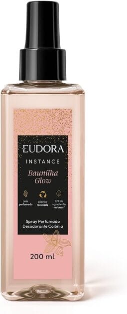 <p><strong>EUDORA Instance Spray Perfumado Baunilha Glow 200ml por R$49,50 – Encante-se em Beleza > Perfumes > Femininos!</strong></p>