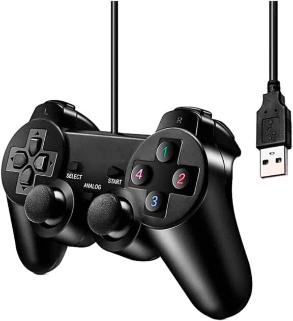 <p><strong>Controle USB Dualshock Analógico para PC - Feir FR-202 por R$29,90! Jogue como um Pro!</strong></p>