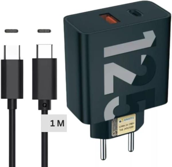 <p><strong>Maletry Carregador Turbo 125W + Cabo USB-C 1M – Rápido e Compatível com iPhone 15 e Mais por R$98!</strong></p>