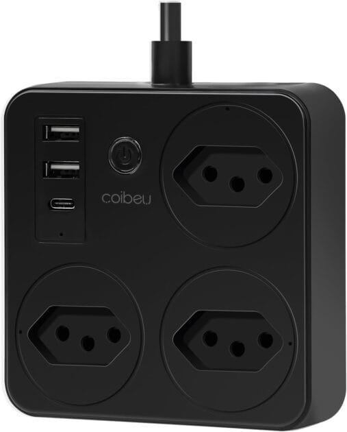 <p><strong>Coibeu: Filtro de Linha Inteligente com 3 Tomadas e USB-C por R$169,99!</strong></p>