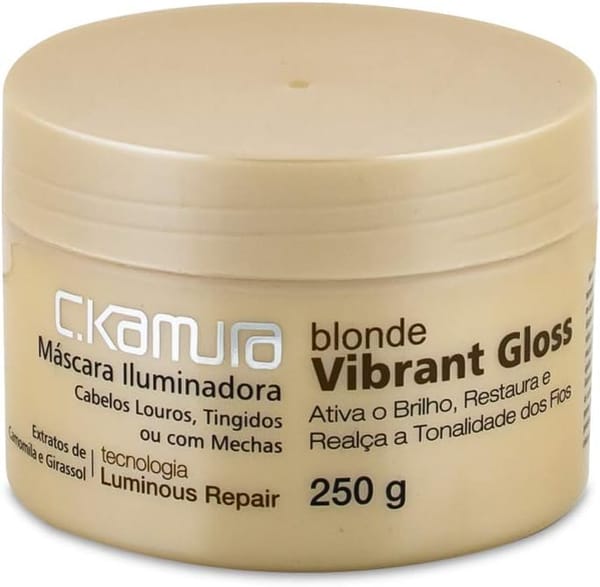 <p><strong>C.Kamura Máscara Iluminadora Blonde 250 ml por R$0,15 - Brilho e Vida para Seus Cabelos!</strong></p>