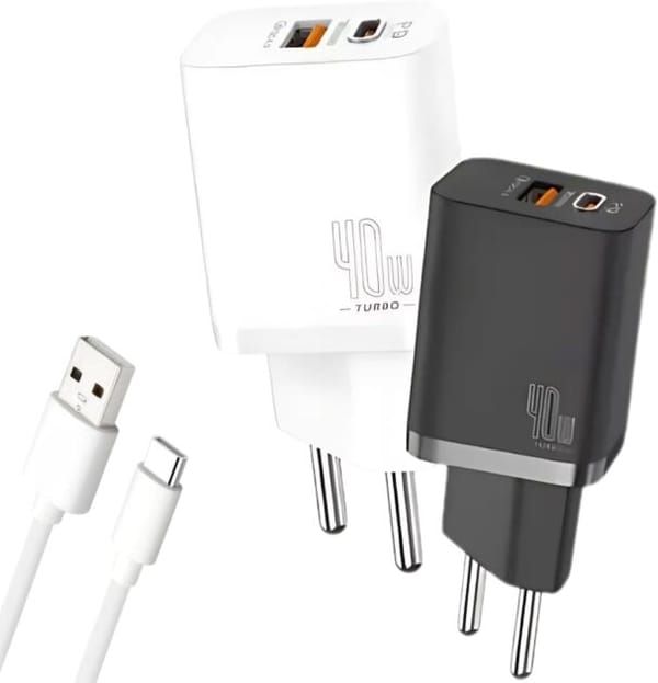 <p><strong>Kit Carregador Turbo Android 40W Tipo C + Cabo 1m por R$42,79 - Acelere Seu Carregamento!</strong></p>
