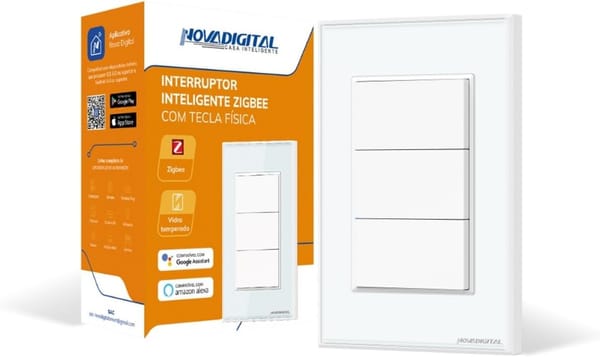<p><strong>Interruptor Inteligente ZigBee 1 Botão NovaDigital FZB-1 – R$134,00, Conecte-se com Alexa e Google!</strong></p>