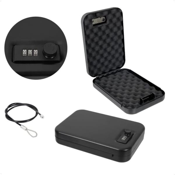 <p><strong>Garanta Sua Segurança! Cofre Portátil CHICHL para Armas e Joias por R$119,00</strong></p>